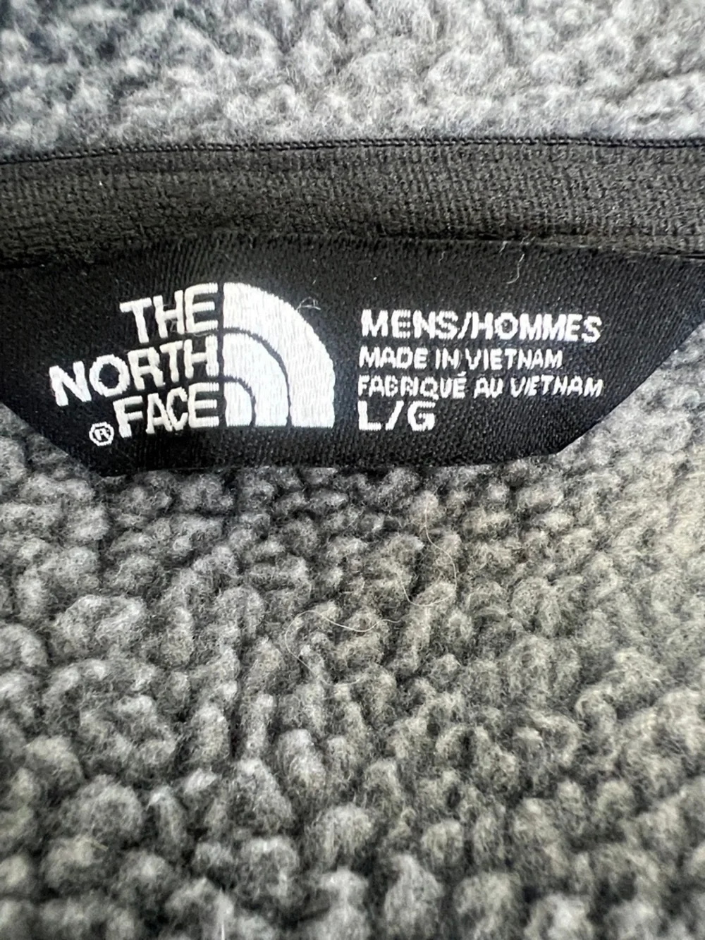 THE NORTH FACE -Men's Dark Gray Hooded Full-Zip Fleece 🧥 jacket